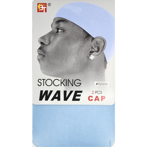 Beauty Town Stocking Wave Caps Azzurro