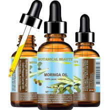Botanical Beauty Moringal 100 % reines/natrliches/unverdnntes kaltgepresstes Trgerl. 1 Fl.oz.- 30 ml. Zur Haut-, Haar-, Lippen- und Nagelpflege.