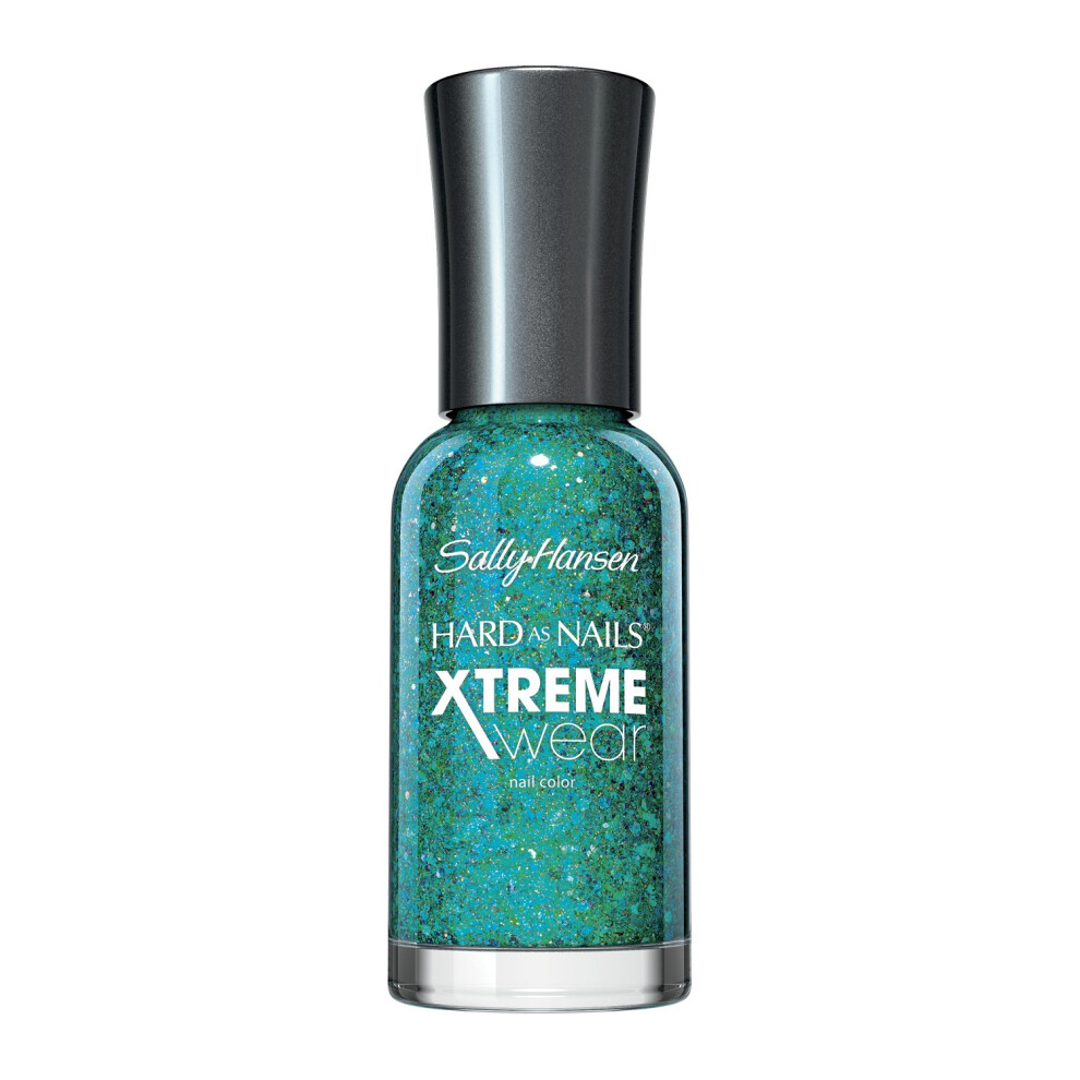Sally Hansen Hard as Nails Xtreme Wear 285  Sea-Ing Stars  0.4 Fluid Ounce