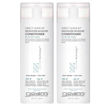 GIOVANNI Direkt Leave-In Gewichtloser Feuchtigkeits Conditioner - Co-Wash, Ideal für Locken & Wellen, Salonqualität