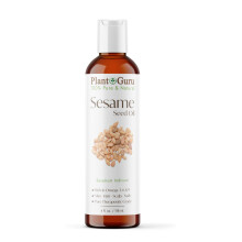 Sesaml, 113 g, kaltgepresster Trgerstoff, 100 % rein natrlich, fr Haut, Krper, Gesicht und Haarwachstum, Feuchtigkeitscreme. Ideal fr Cremes, L