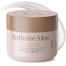 InfiniteAloe Moisturizer Face Cream Aloe Vera for Face Body and Hand Complete Skin Care for all skin types Everyday Hero Original Scent - Large Ja