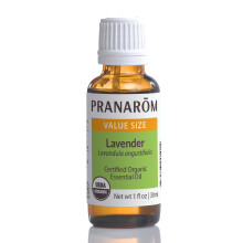 Pranarom USDA zertifiziert Bio -Lavendel therische l (30 ml) 100% reines, unverdnntes therapeutische Grad von franzsischen Alpen fr Aromathe