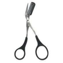 Ciseaux    sourcils    bord satin   avec peigne 0,28 once