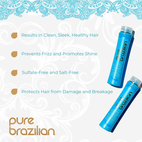 Shampooing et revitalisant brsilien anti-frisot. 1