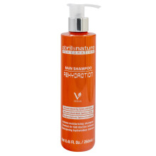 Abril Et Nature - Bain Shampoo Rehydratation - Keratin Hair Shampoo - 250 ml - Hydratacn ampon pro such vlasy - Obnovuje pevnost vlasovho vlkna