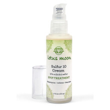 Lotus Moon - Sulphur 10 Creme - Trattamento a punto per calmare il rossore e i breakout | Skincare funzionale senza crudelt pulito a base vegetale (