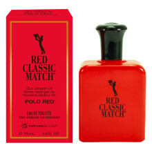 Červený Classic Match, verze Polo Red toaletní vody pro muže