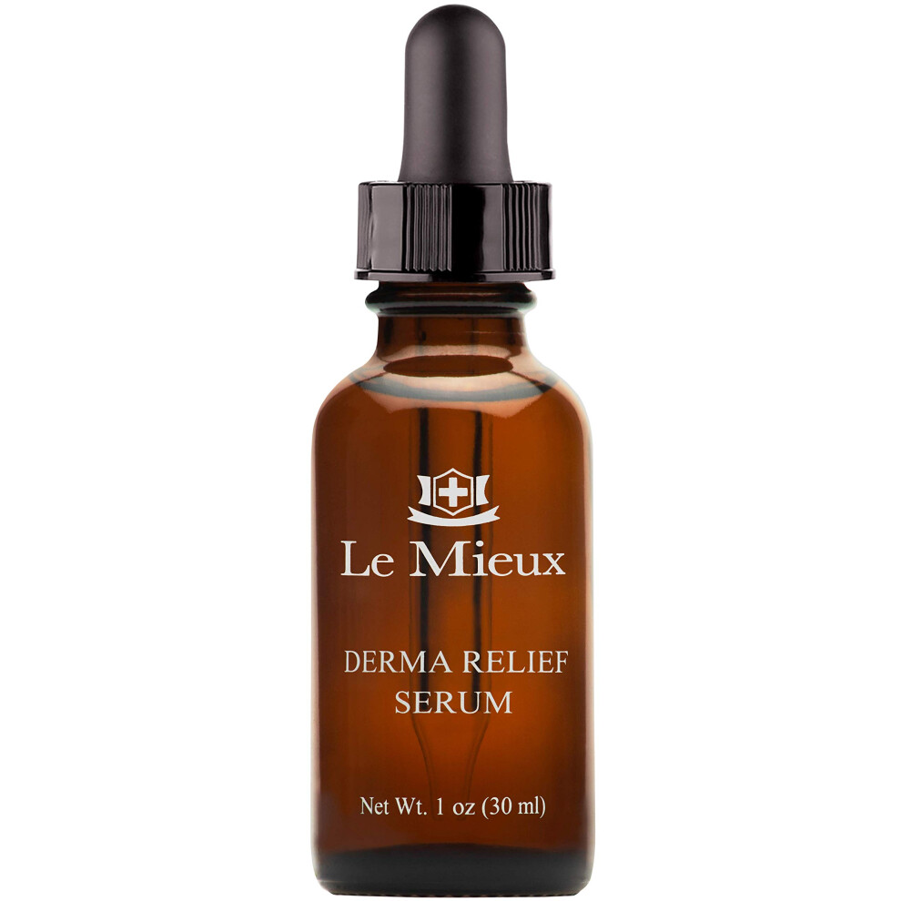Le Mieux Derma Relief Serum - Hydrating Oil Serum for Face with Ceramides  Squalane & Kukui  Moisturizing Facial Oils for Dry or Sensitive Skin  No Pa