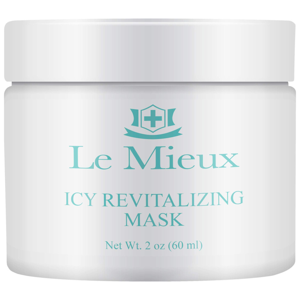Le Mieux Icy Revitalizing Mask - Cooling  Soothing Clay Face Mask with French Green Clay & Amazon White Clay  Facial Mask for Oily & Blemish Prone Ski