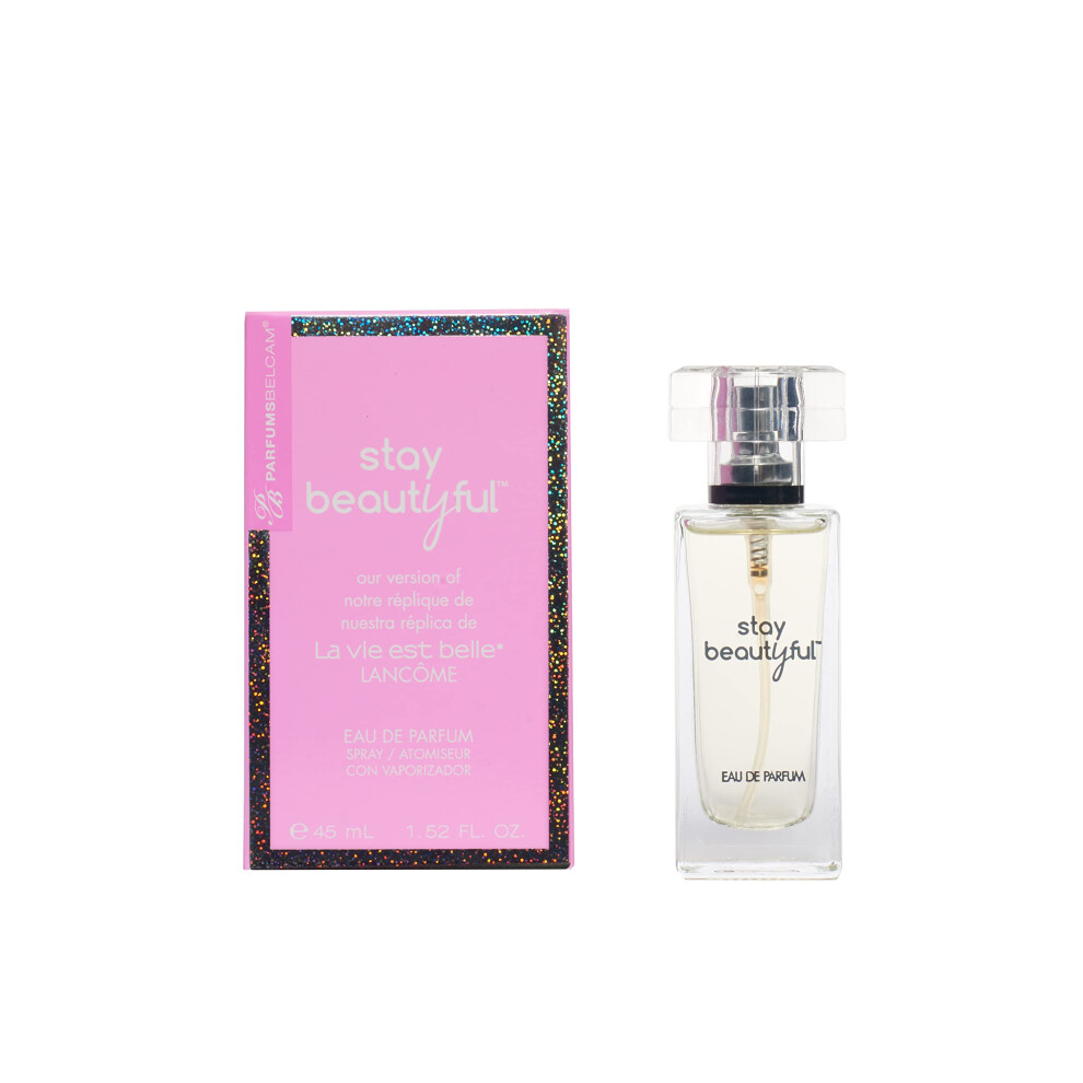PB ParfumsBelcam Stay Beautiful Eau De Parfum Spray Notre version d'un designer 1,7 Fl Oz.