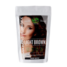 2 pakker lysebrun Henna h?r- og sk?gfarve/farve 100 gram - Naturlig h?rfarve Plantebaseret h?rfarve - Henna-fyrene