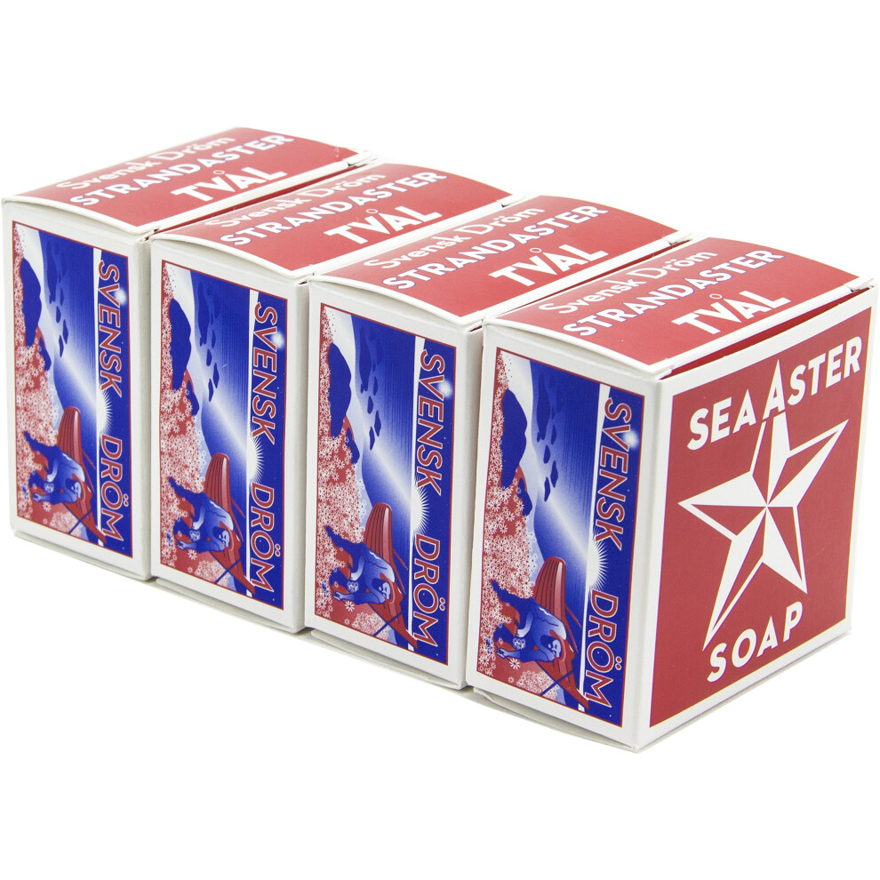V Dsky Sen Swedish Dream Sea Aster Invigorating Bath Soap - Pack Of 4