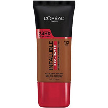 L'Or?l Paris Cosmetics Makeup Infallible Pro-Matte Liquid Longwear Foundation Cacao 1 fl oz