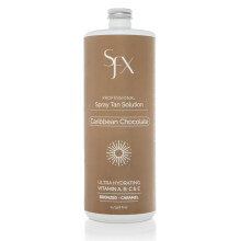 Naturalny roztwór do opalania natryskowego SunFX Caribbean Chocolat (1 l/33,8 uncji w środku lata)