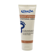 ClearZal Nutritional Foot Food Cream mit Aloe Vera, Creme auf Harnstoffbasis, schnell einziehend, nicht fettend, bewahrt die natrliche Feuchtigkeit