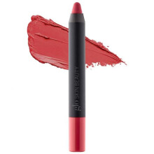 Glo Skin Beauty Suede Matte Lip Crayon (Demure)  langanhaltende Formel hlt den ganzen Tag mit pflegender Sheabutter und Mangosamenl fr ein samtig