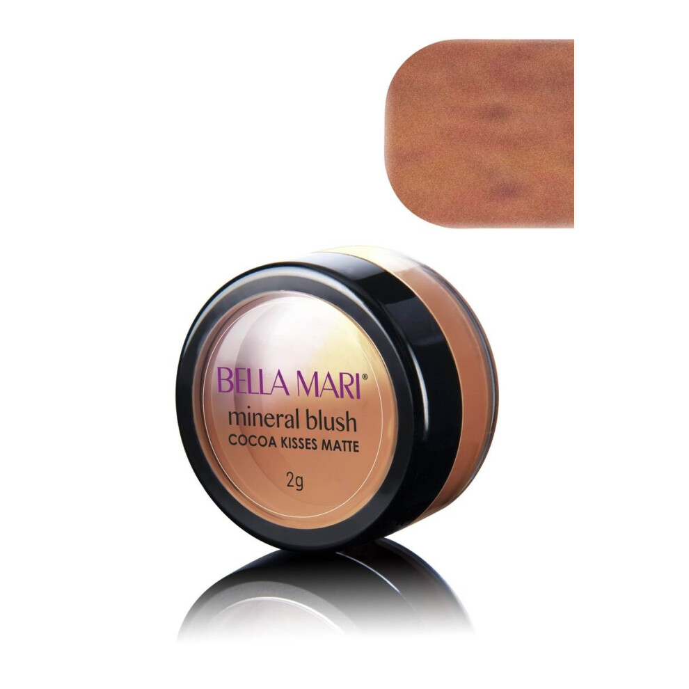 Znacky Pr Rody Bella Mari Natural Mineral Blush Cocoa Kisses Matte; 0.1Oz