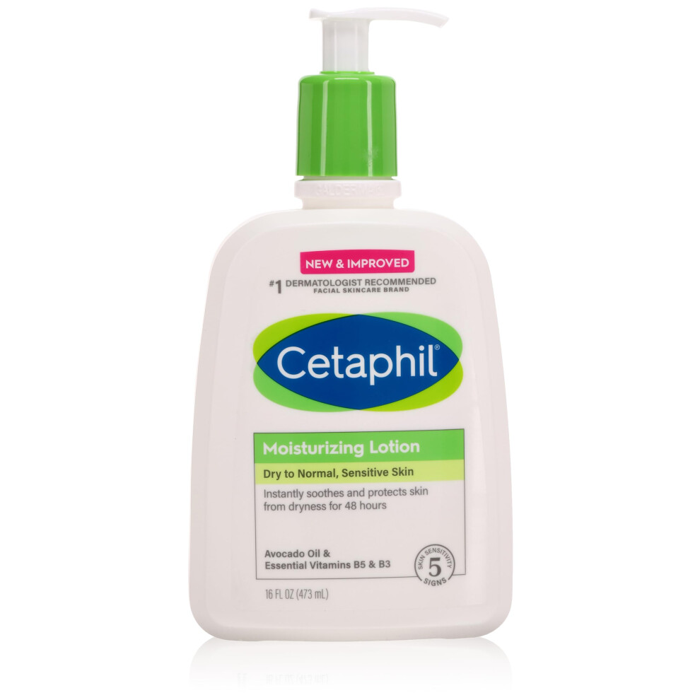 Body Moisturizer by Cetaphil  Hydrating Moisturizing Lotion for All Skin Types  Suitable for Sensitive Skin  16 oz  Fragrance Free  Hypoallergenic  No