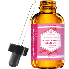 Leven Rose Pomegranate Seed Oil 100% Pure Unrefined Cold Pressed Antioxidant Moisturizer for Hair Skin and Nails 1 oz