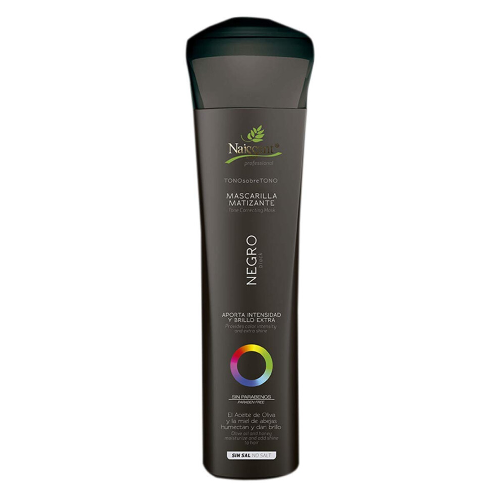 Naissant Black/Yellow/Orange Hair Toning Mask | Eliminates Brassiness | Neutralizes & Tones | Paraben Ammonia & Sulfate Free | Pro-Vitamin B5 Olive