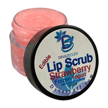 Diva Stuff Scrub Labbra Ultra Idratante per Labbra Morbide, Esfoliante Delicato, Idratante e Balsamo, Yogurt Gelato alla Fragola - oz (Prodotto n
