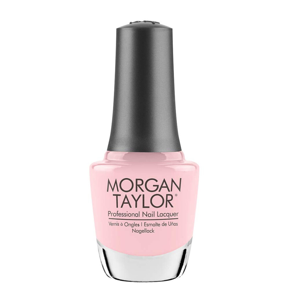 Photos - Nail Polish Morgan Taylor Nail Lacquer  Light Pink  Finger  Long Lasting  Light Pink Nail (New Romance)