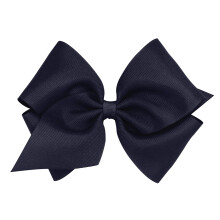 One One One Girls 'Grosgrain Hair Bow con Center de envoltura lisa en un mini rey de cabello de Weestay Pein