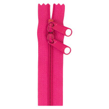 ByAnnie ZIP30-250 Cierre Doble Deslizante, 30", Rojo Labial
