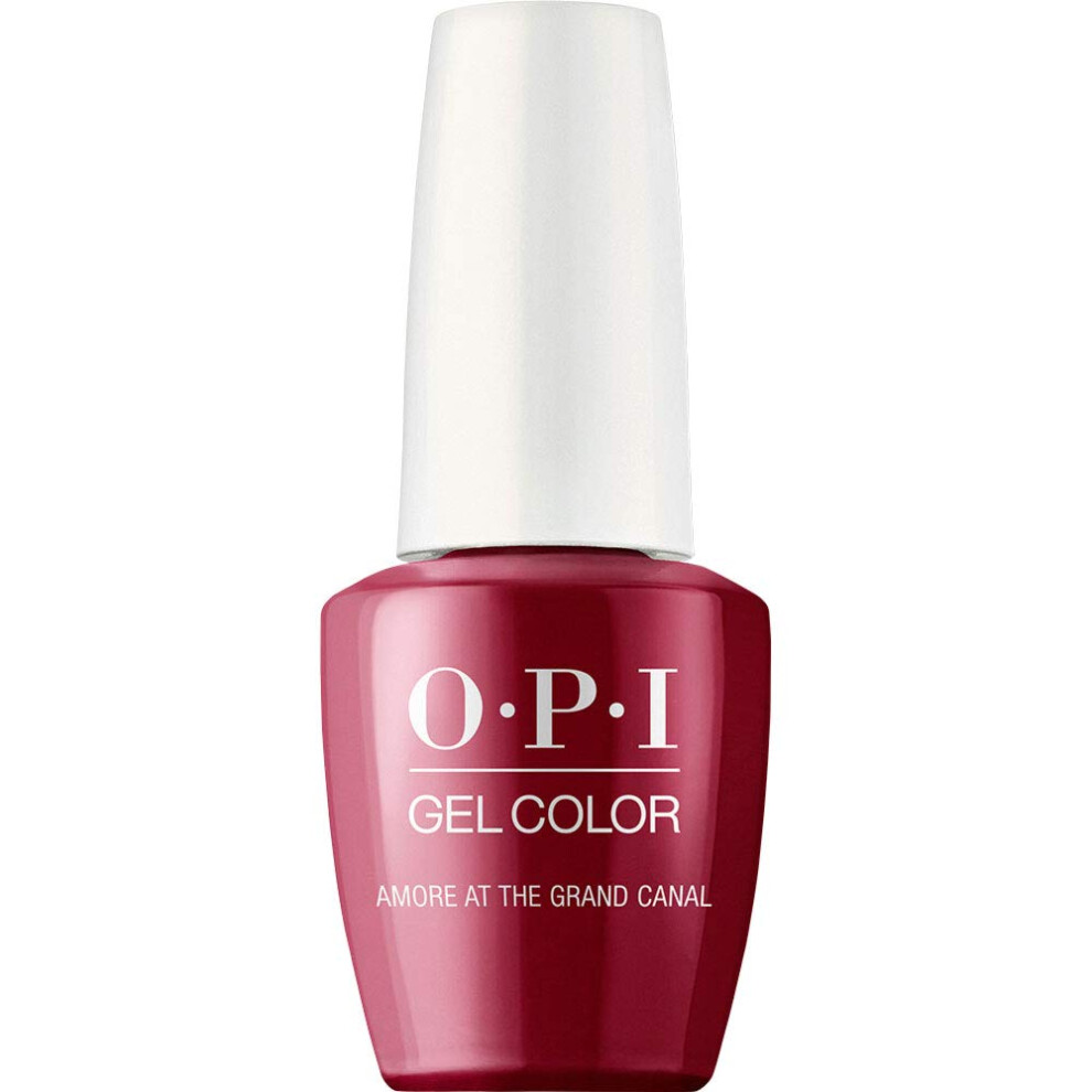 OPI GelColor  Amore at the Grand Canal  Red Gel Nail Polish  Venice Collection  0.5 fl oz