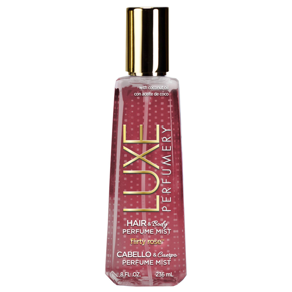 Luxusn Parfum Ria Luxe Perfumery Hair & Body Perfume Mist Flirty Rose 8.0 Fluid Ounce (F98450-15-Jd)