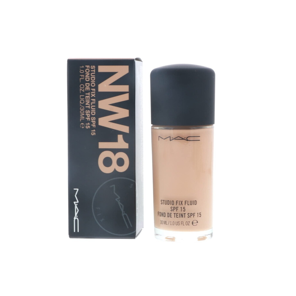 M.A.C Studio Fix Fluid Foundation SPF15 NW18  1 Ounce