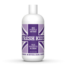 Fresh Kidz Body Wash voor kinderen en tieners - Zachte bad- en douchereiniger voor alle huidtypes - Meisjes Paars 16,9 Fl. oz.