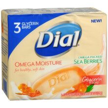 Dial Omega Moisture Glycerine Zeep Zeebessen 3 stuks (pak van 1)