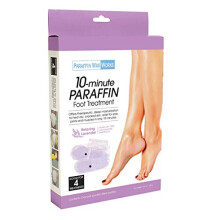 Paraffin Wax Works 10-Minute Paraffin Foot Treatment  Spa and Home Treatment Booties  Relaxing Lavender  One-Pair