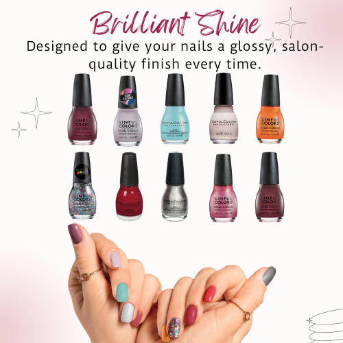 Sinful Colors 10-delars Överraskning Nagellack Set 1