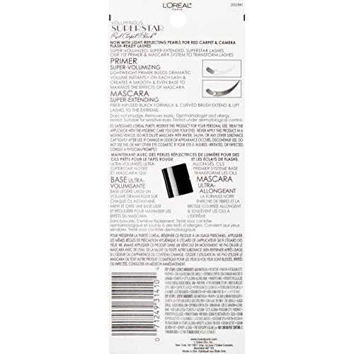 L'Oréal Paris Voluminous Superstar Mascara, Flash Reflecting Black, 0.41 fl. oz. 2