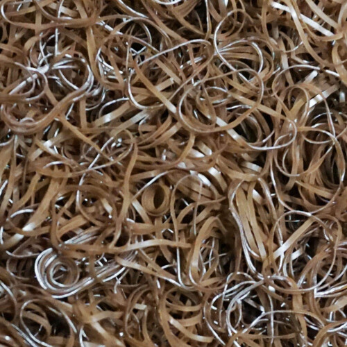 250 Jumbo TANGLE FREE Elastiska Hårsnoddar (Bruna) 2