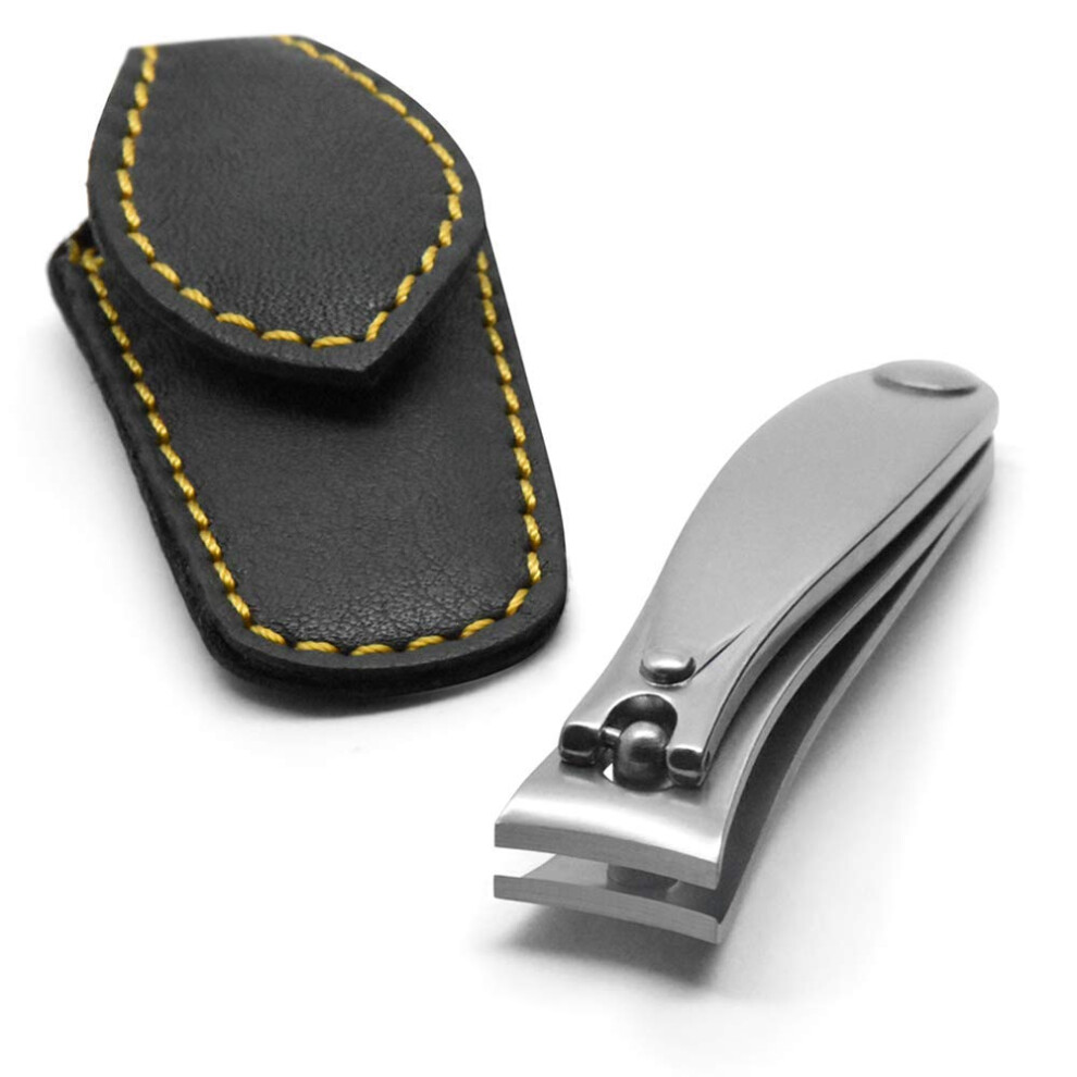 Tagliaunghie Professionale Germanikure - Finox Strumenti Per Manicure E Pedicure In Acciaio Chirurgico Inossidabile In Custodia Di Pelle - Prodot-image