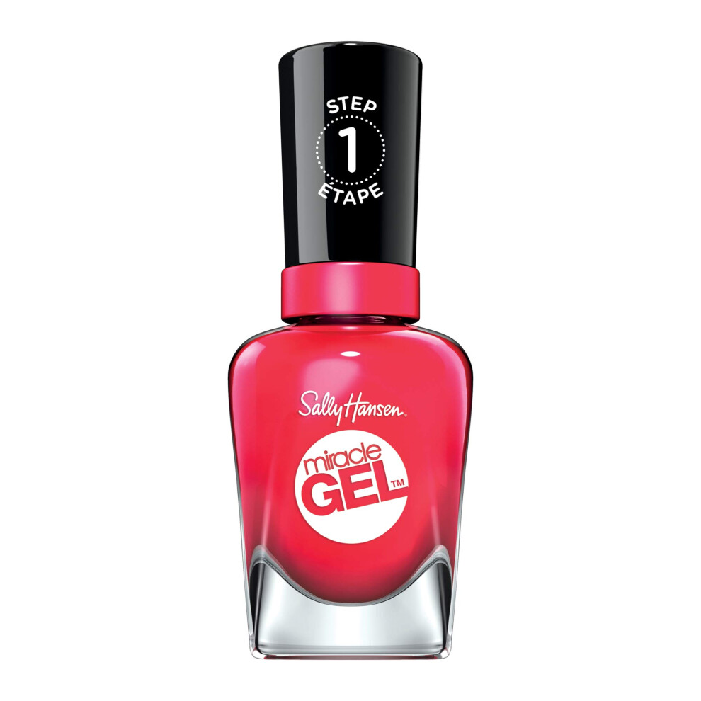 Sally Hansen Miracle Gel Nail Polish  Shade Scarlet Starlet 429 (Packaging May Vary)