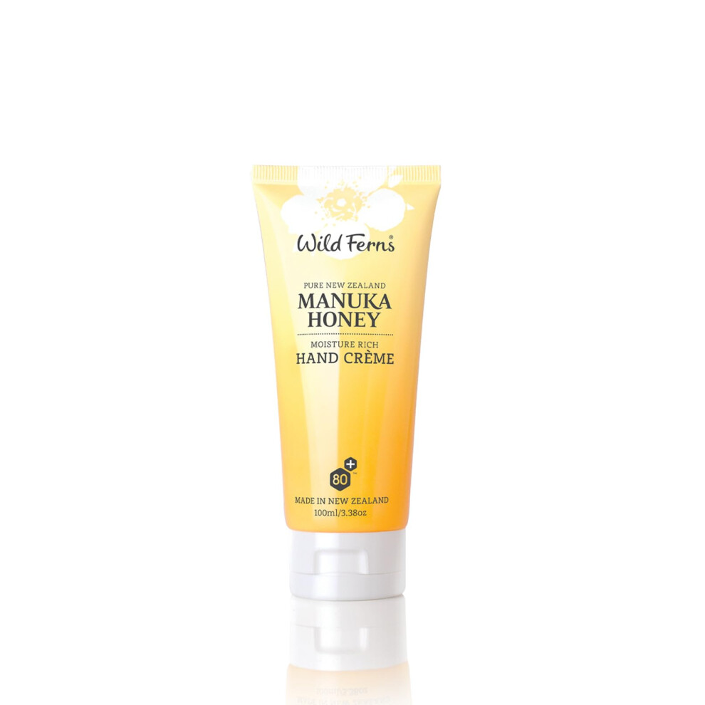 Wild Ferns Manuka Honey Moisture Rich Hand Crme 99% Natural 100 Milliliters