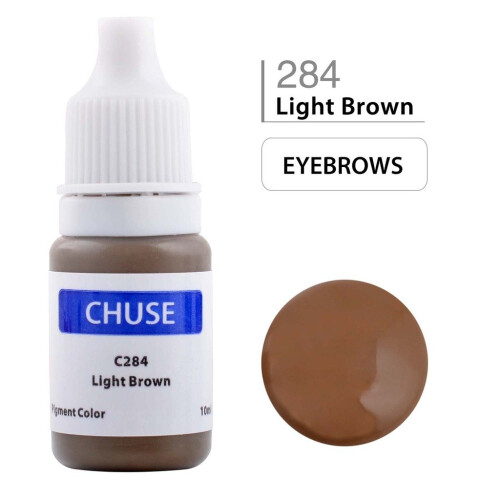 CHUSE PMU Eyebrow Pigments 0.35oz/10ml (C284 Light Brown) 2