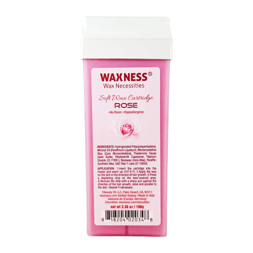 Κεριά Wax Necessities Rose Soft Wax Cartridge 3,38 ουγγιών, συσκευασία των 6 1