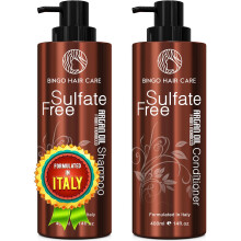 Marokkanisches Arganl-Shampoo- und Conditioner-Set  sulfatfreie Anti-Frizz-Feuchtigkeitspflege fr Frauen  Tiefenfeuchtigkeitsbehandlung fr mit F