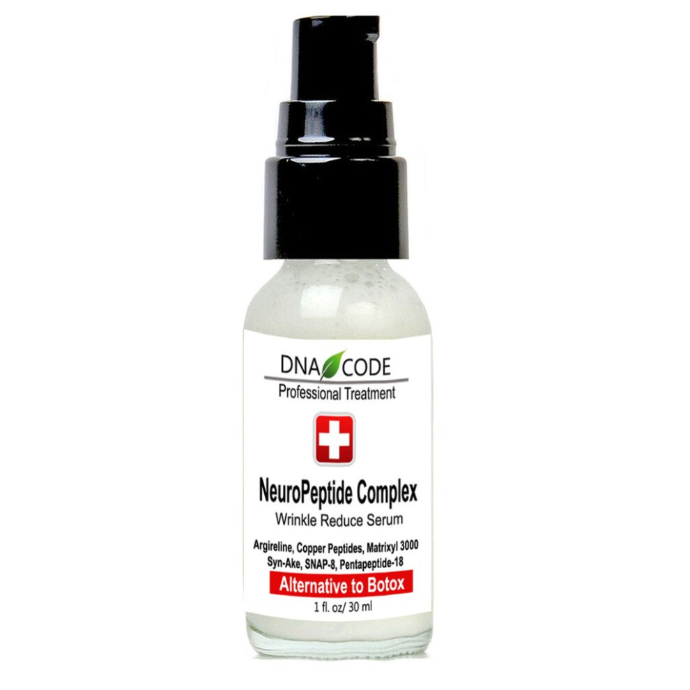 DNA Code NeuroPeptides Argireline Serum+Matrixyl 3000  Syn-Ake  SNAP-8  Copper Peptides