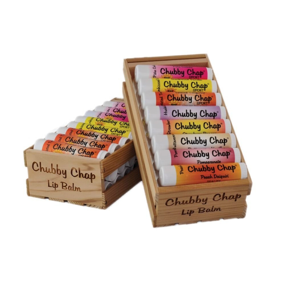 Baculat Chlap K Chubby Chapstick - Large Jumbo Chapstick Natural Chapstick - .5 Ounce Lip Balm (Caramel)