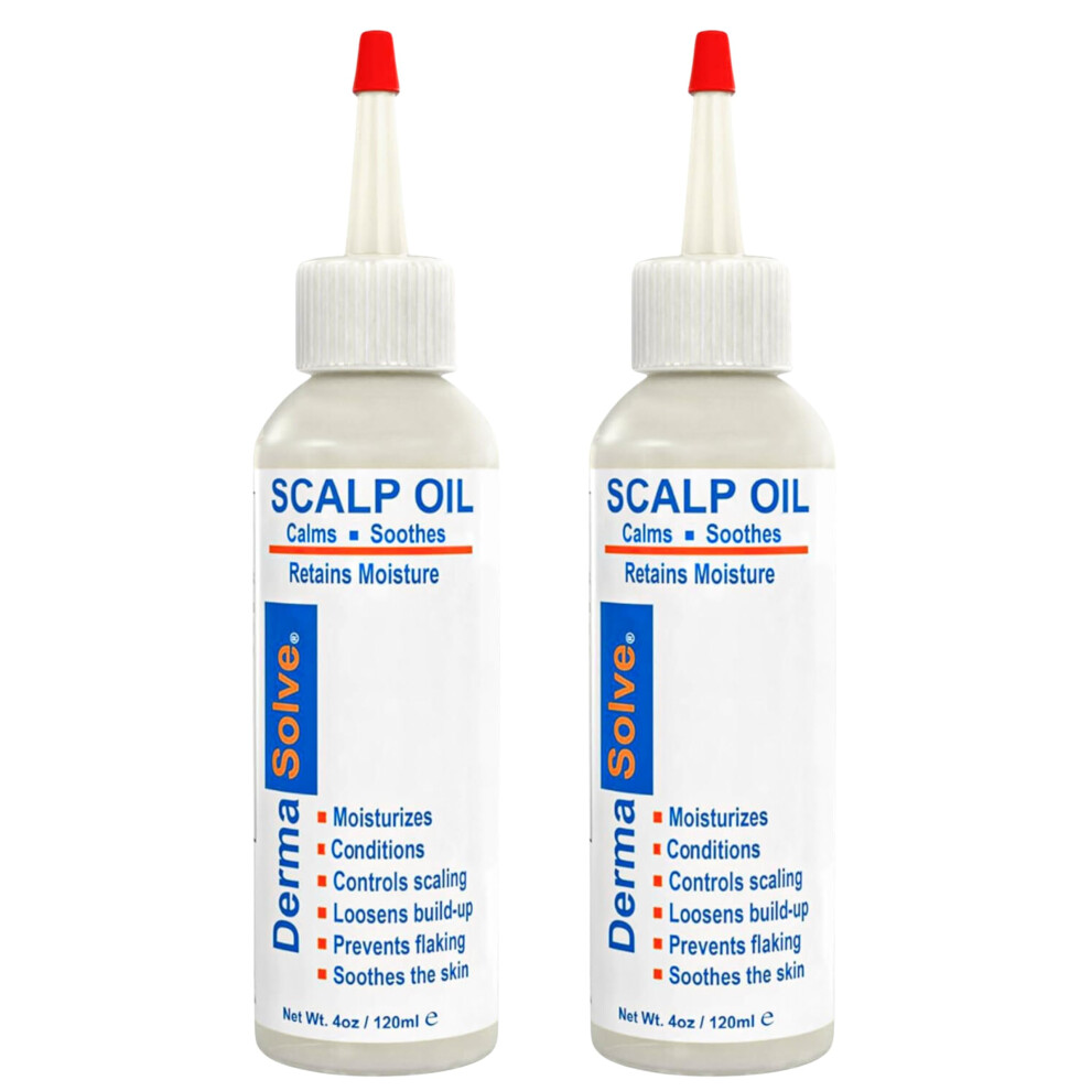 Dermasolve Psoriasis & Dandruff Scalp Oil  Dermatologist Approved for Flaky Scalp Relief