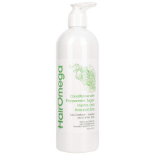 DrFormulas Conditioner 16 oz - HairOmega Sulfate Free with Deep Conditioning Moroccan Argan Jojoba Avocado Oils For Thin Dry Damaged Hair Color
