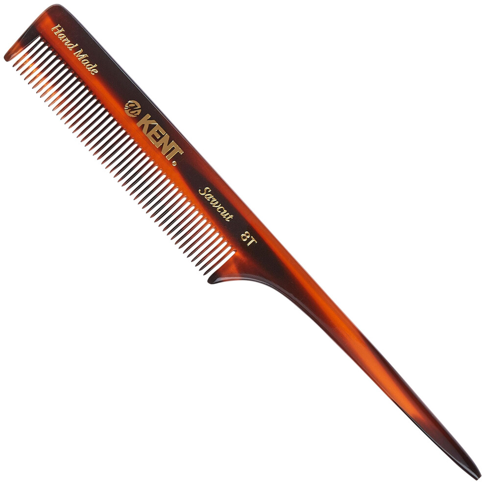Kent Unisex 8T Rat Tail Combs Teasing Comb For Hair Styling And Sectioning Handmade Fine Tooth Comb Parting Combs For Braiding Hair And Styling Comb Combs F