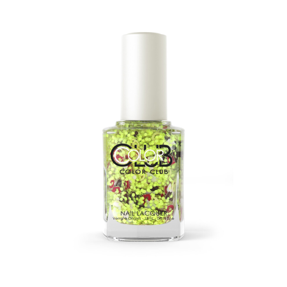 Farebn Klub Color Club Nail Lacquer Nailmoji Neon Jk 0.5 Fluid Ounce